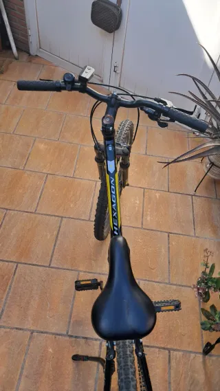 Bicicleta Hexagon 24 Negra y Amarilla