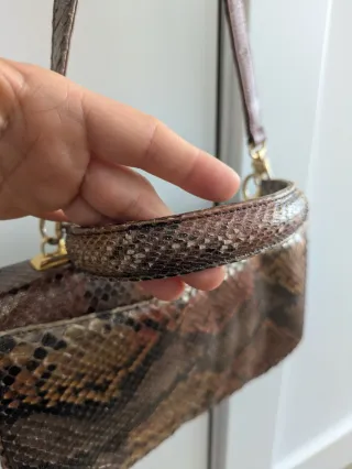 Bolso Piel Vintage Multicolor