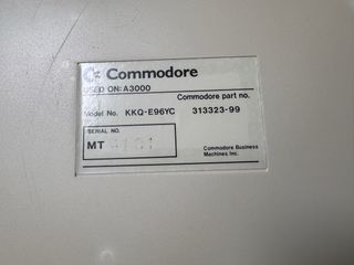 Teclado Commodore Amiga 3000 Beige