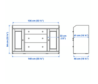 Aparador Blanco Ikea