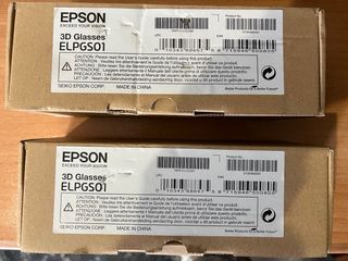 2 Gafas 3D Epson ELPGS01 NUEVAS y ORIGINALES!