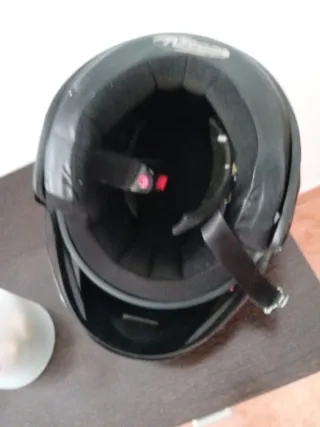 Casco Nitro Moto Scooter Negro