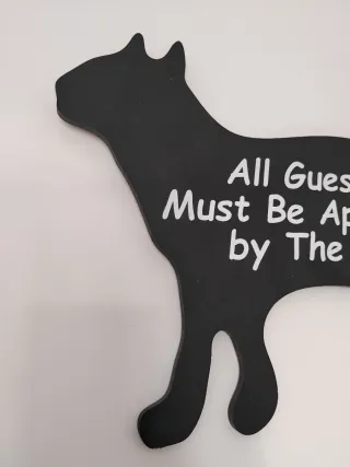 Decoración gato negro IKEA