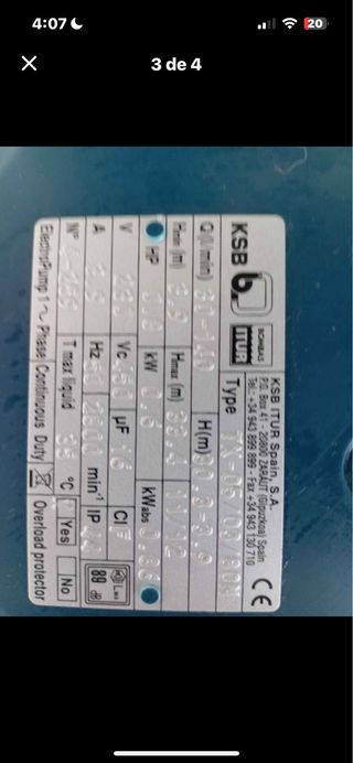 Bomba de agua Einhell