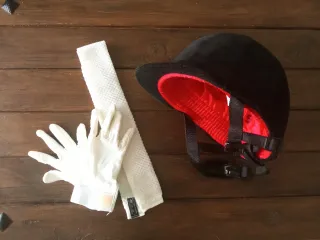 Casco Hípica Zaldi Salamanca Terciopelo Negro