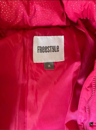 Chaquetón niña Freestyle rosa