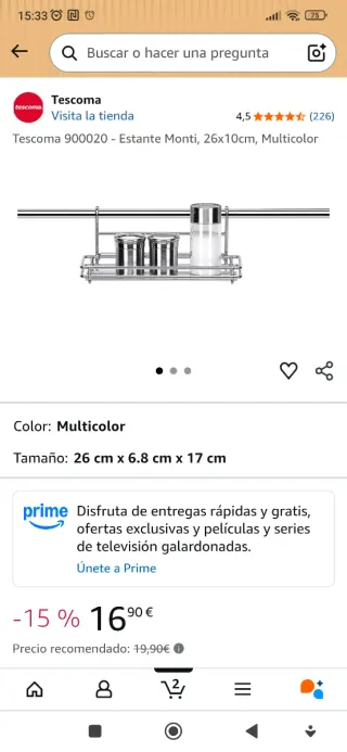 Estanterías de cocina