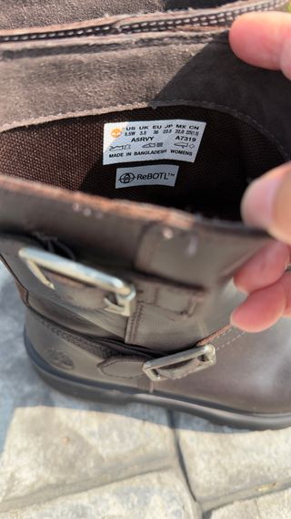 Botas Timberland Cuero Marrón Hebillas