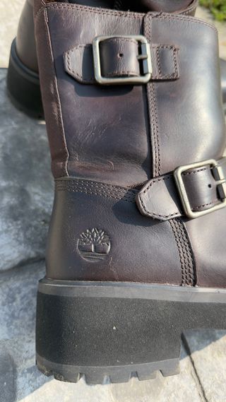 Botas Timberland Cuero Marrón Hebillas