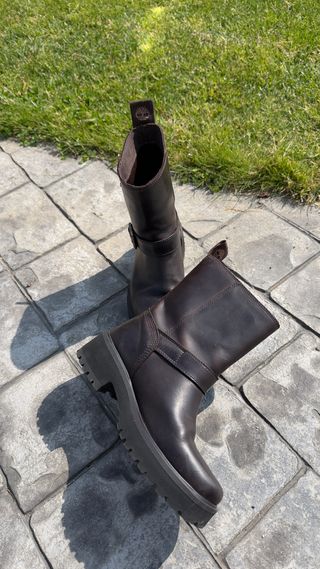 Botas Timberland Cuero Marrón Hebillas