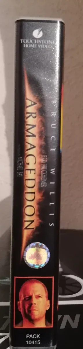 Armageddon VHS Bruce Willis Jerry Bruckheimer