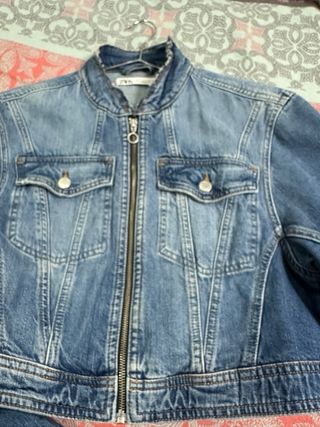 Cazadora vaquera Zara Oversize