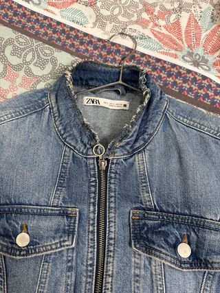 Cazadora vaquera Zara Oversize