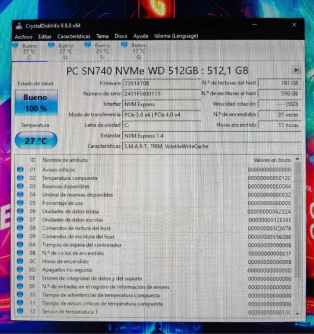 PC Gaming Premium Blanco RGB