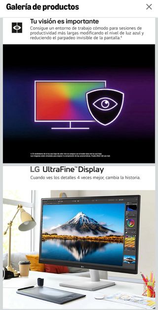 Monitor LG 27 4K UHD Blanco