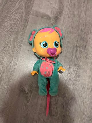 Muñeca Bebe Llorona con Pijama Ratón