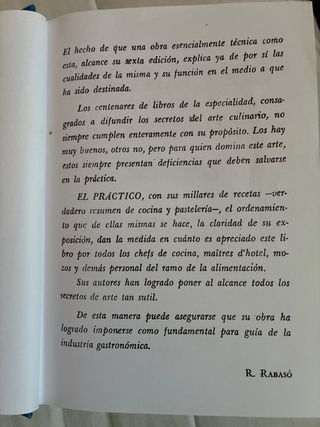 El Practico libro de cocina, en español. 8va Ed.