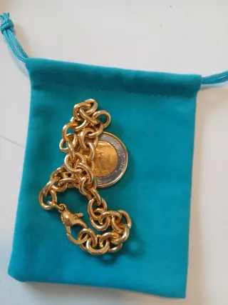 Bracciale Miabella con ciondolo 500 Lire