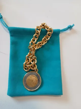 Bracciale Miabella con ciondolo 500 Lire