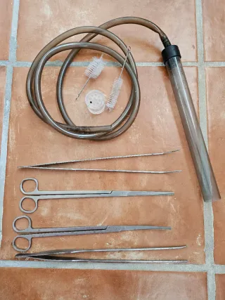 Lote artículos de acuario