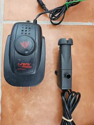 Lote artículos de acuario