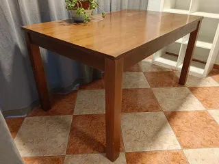 Mesa de madera extensible