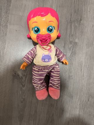 Muñeca Bebé Llorona con Chupete