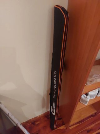 Funda caña pesca  135 + pica + carrete