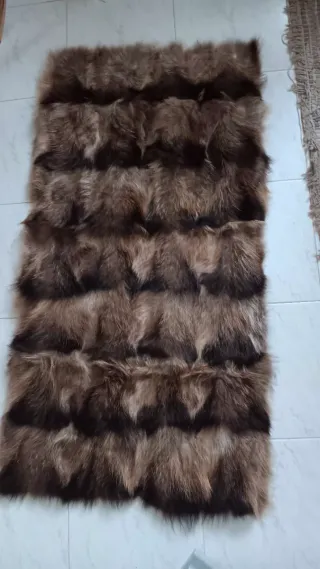 Manta de piel de zorro