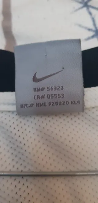 Maglia basket Nike Air bianca e rossa