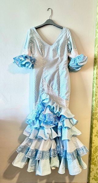Traje de flamenca talla M