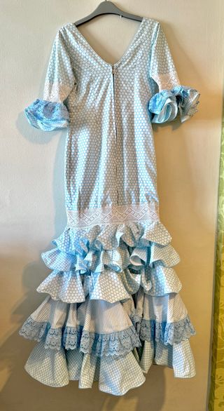 Traje de flamenca talla M