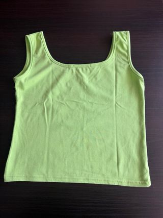 Camiseta tirantes verde fluor