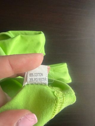 Camiseta tirantes verde fluor