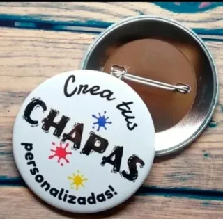 Chapas o Pin, para poner el dibujo/foto que elijas
