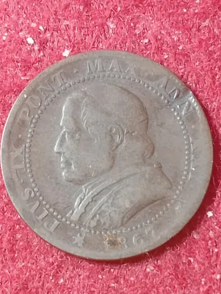 Moneta Stato Pontificio 1867