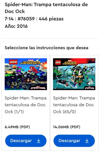 LEGO Spiderman Doctor Octopus Trampa Tentáculos