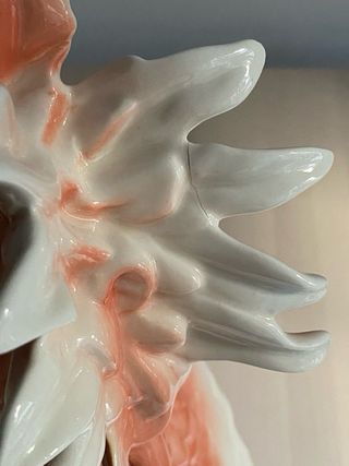 Escultura Cacatua Porcelana Royal Dux