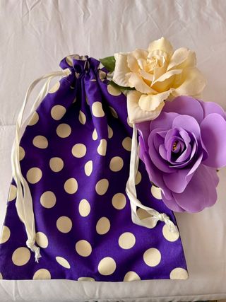 Vestido Flamenco Artesanal Lunares Morado