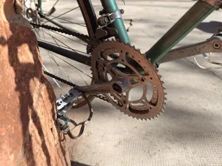 Bicicleta de carretera clásica