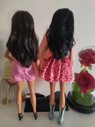 Lote 5 Barbies Variadas (4 Étnicas) + Barbie rubia