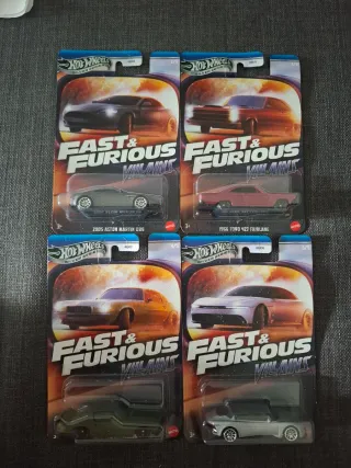 Villains Fast & Furios Hit Wheels Silver Series