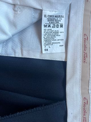 Traje Emidio Tucci Azul Marino