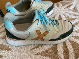 Zapatillas Beige y Verde