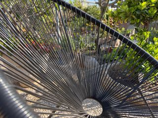 Silla Jardín Estilo Acapulco Negra