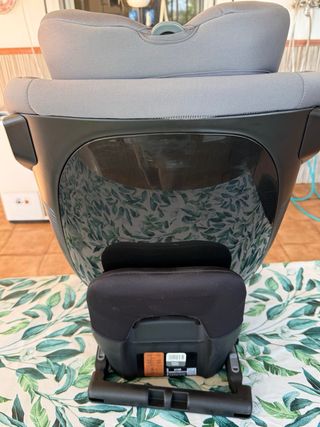 Silla de coche para bebé giratoria con isofix