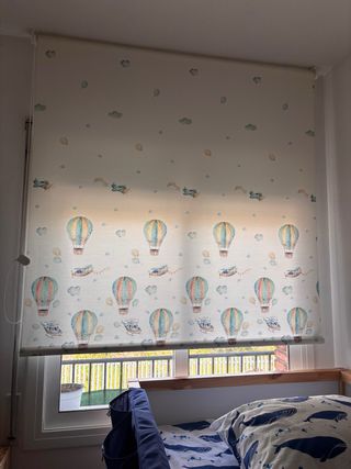 Estor infantil globos y aviones