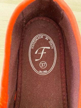 Manoletinas Flabelus Marrón y Naranja
