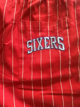 Pantaloncini Starter Philadelphia 76ers Rossi