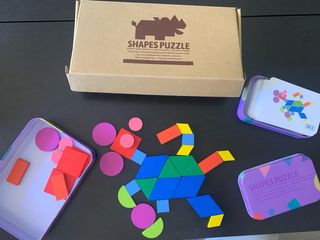 Puzzle de formas geométricas para niños